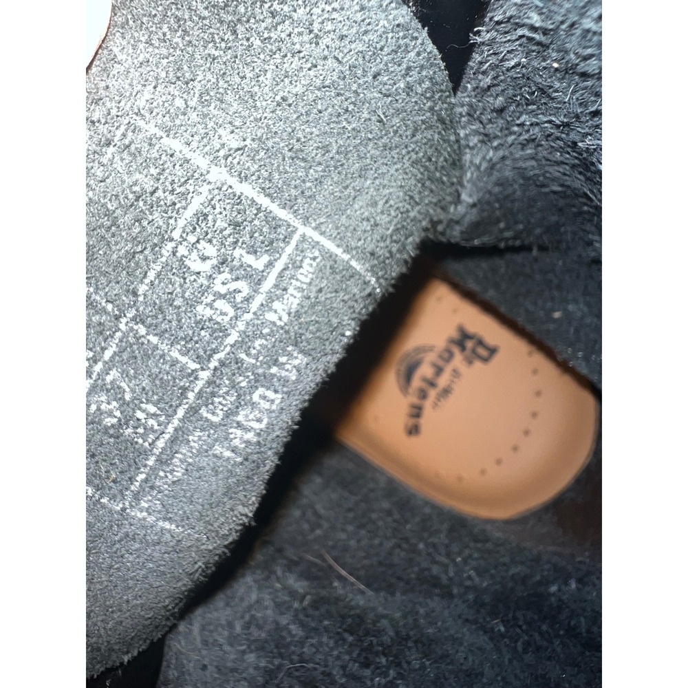 Dr. Martens 1460 W Black Smooth Leather Eye Combat Boots Womens Size 6 - Picture 9 of 9